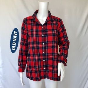 Red & Blue The Classic Shirt Old Navy Flannel